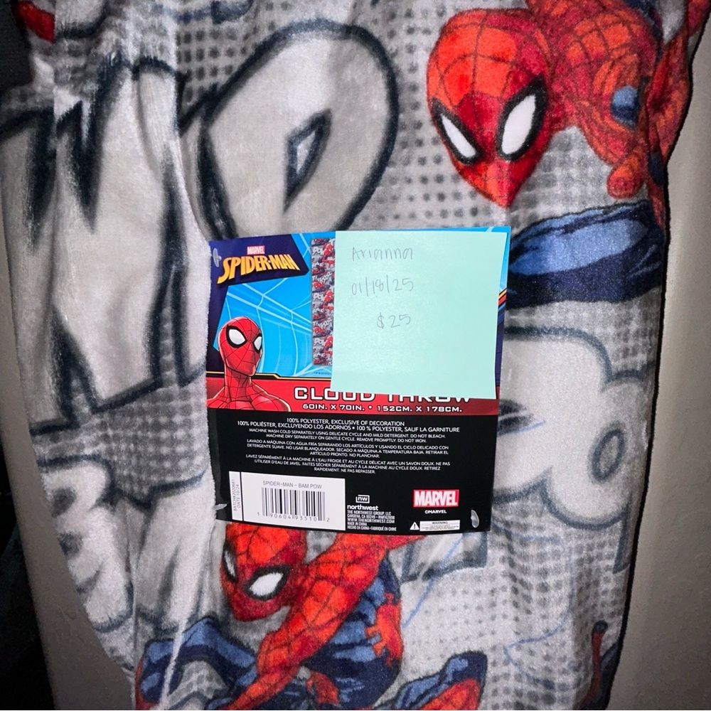 Spider-Man blanket